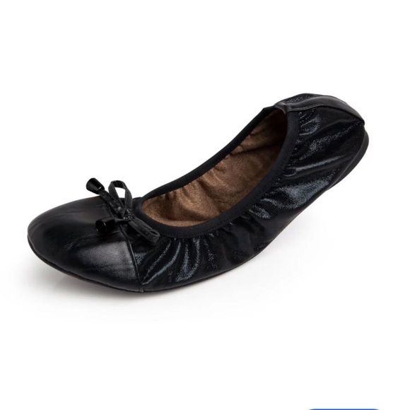 TALARIA BLACK BALLET FLATS SHOES TRAVEL FLATS PACKABLE FLATS SHOES - Picture 10 of 16